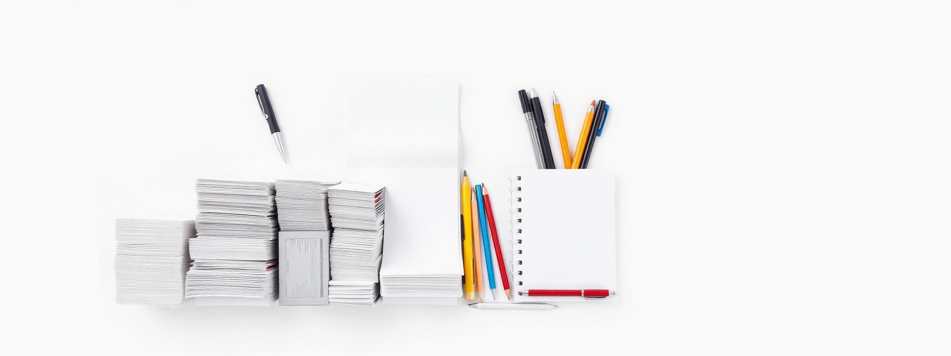 Paper, pens, files —